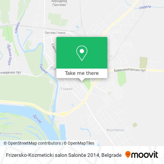 Frizersko-Kozmeticki salon Salonče 2014 map