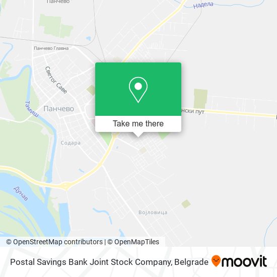 Postal Savings Bank Joint Stock Company map