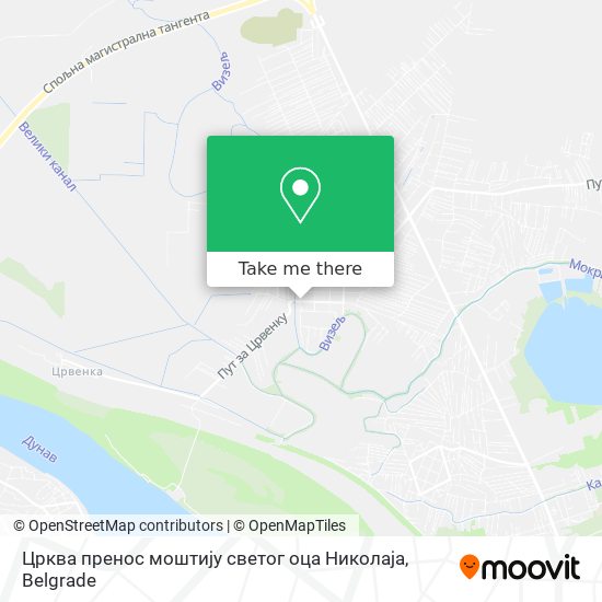 Црква пренос моштију светог оца Николаја map