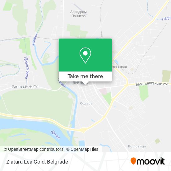 Zlatara Lea Gold map