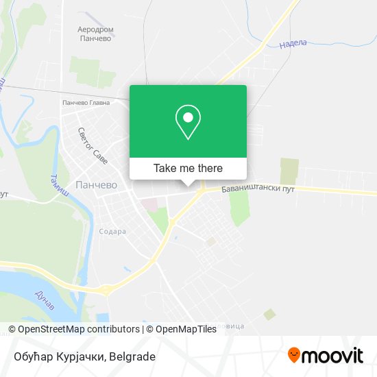 Обућар Курјачки map