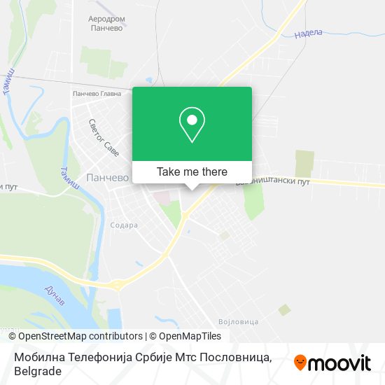 Мобилна Телефонија Србије Мтс Пословница map