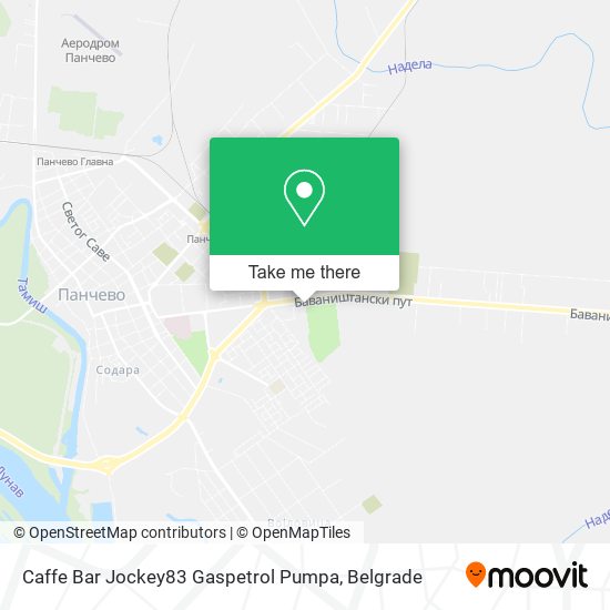 Caffe Bar Jockey83 Gaspetrol Pumpa map