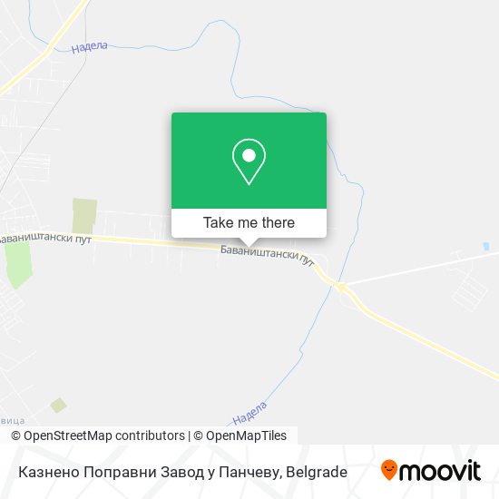 Казнено Поправни Завод у Панчеву map