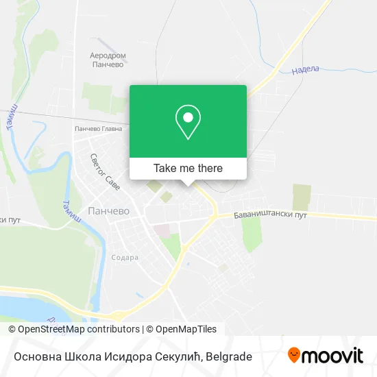 Основна Школа Исидора Секулић map