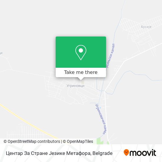 Центар За Стране Језике Метафора map