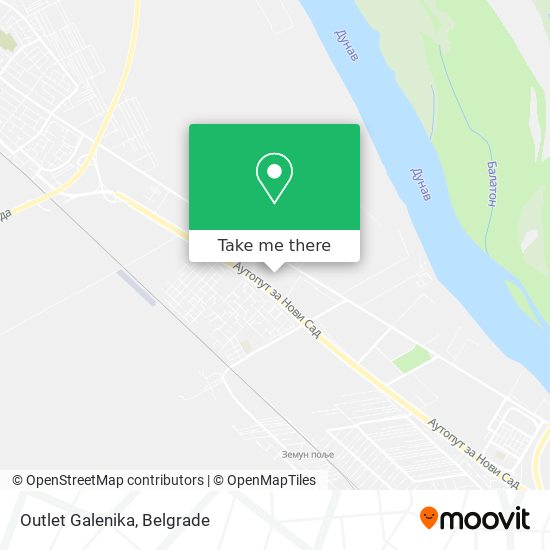 Outlet Galenika map