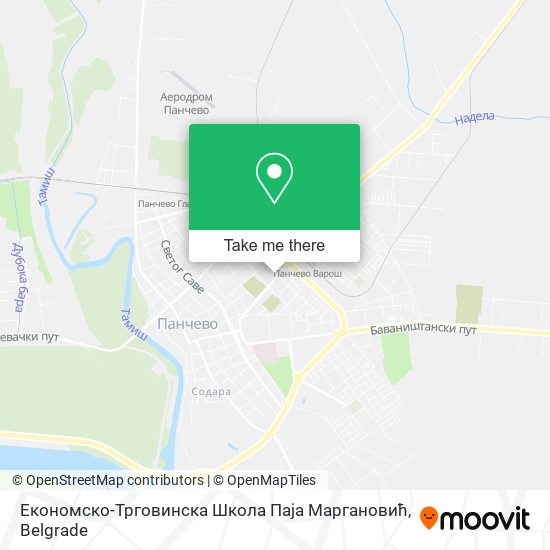 Економско-Трговинска Школа Паја Маргановић map
