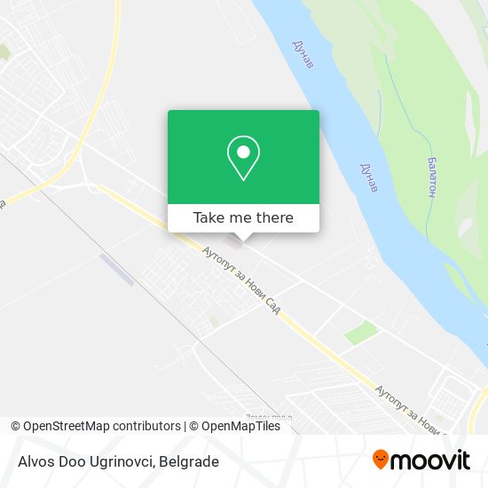 Alvos Doo Ugrinovci map