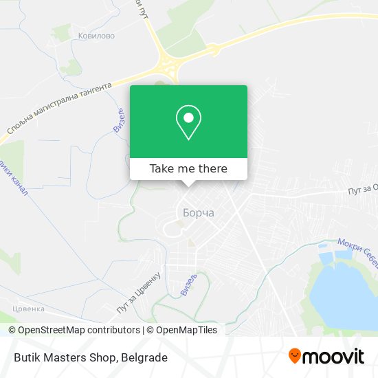 Butik Masters Shop map