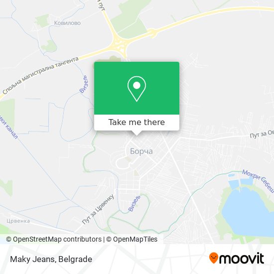 Maky Jeans map
