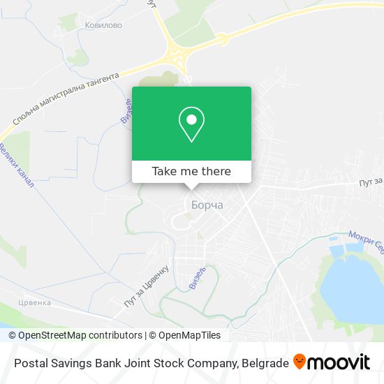 Postal Savings Bank Joint Stock Company map