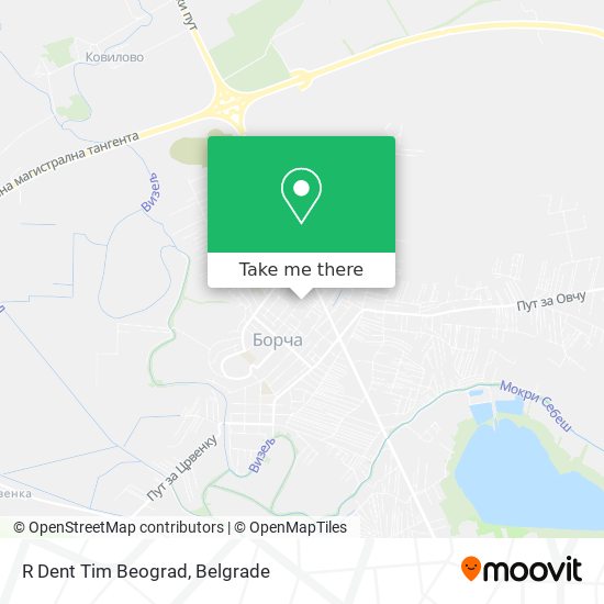 R Dent Tim Beograd map