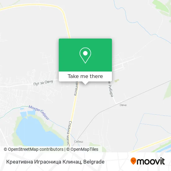 Креативна Играоница Клинац map