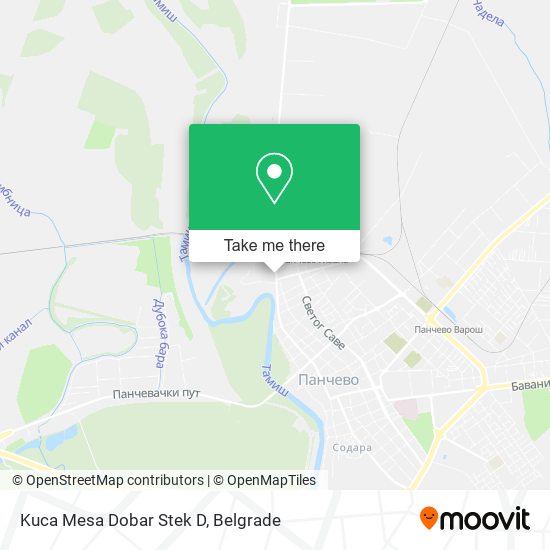 Kuca Mesa Dobar Stek D map