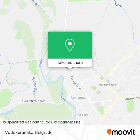 Vodokeramika map