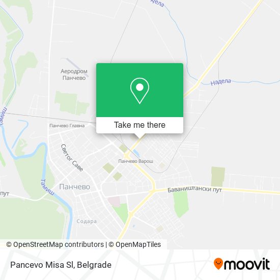 Pancevo Misa Sl map