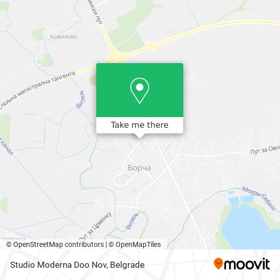 Studio Moderna Doo Nov map
