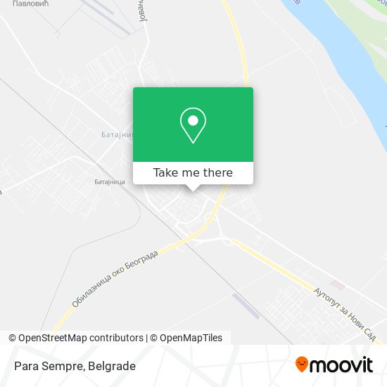 Para Sempre map