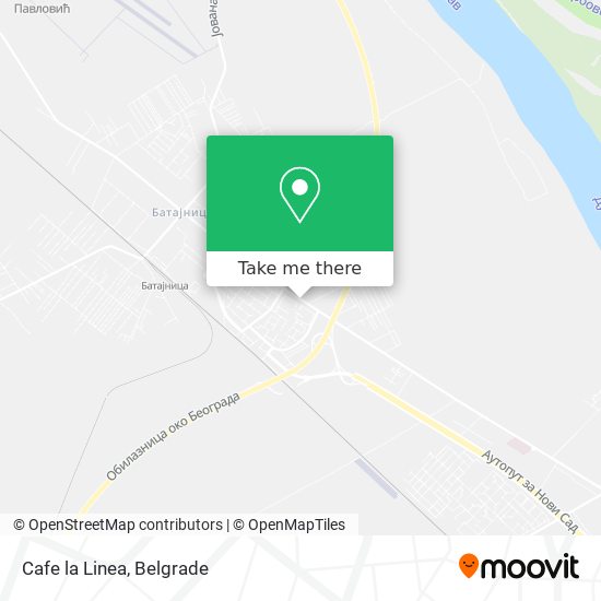 Cafe la Linea map