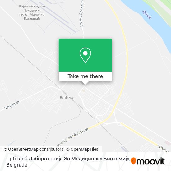 Срболаб Лабораторија За Медицинску Биохемију map