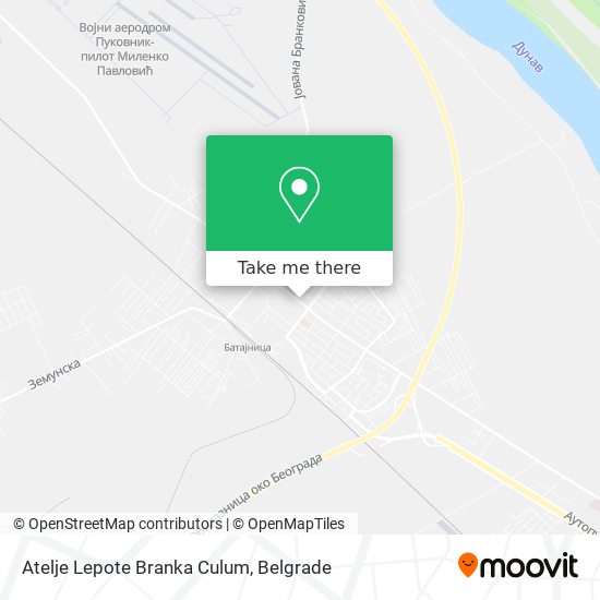 Atelje Lepote Branka Culum map