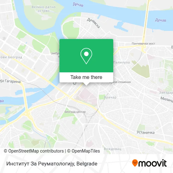 Институт За Реуматологију map