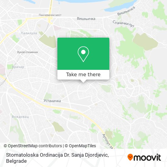 Stomatoloska Ordinacija Dr. Sanja Djordjevic map