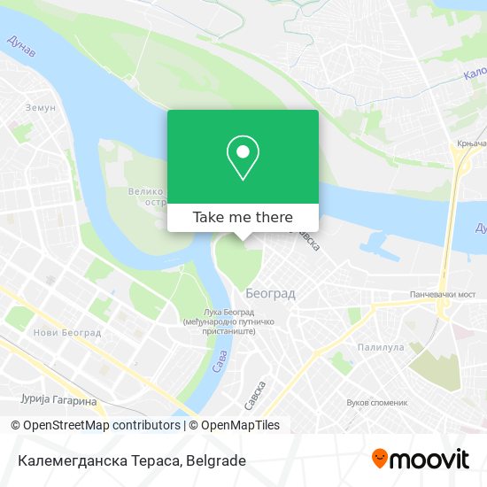 Калемегданска Тераса map