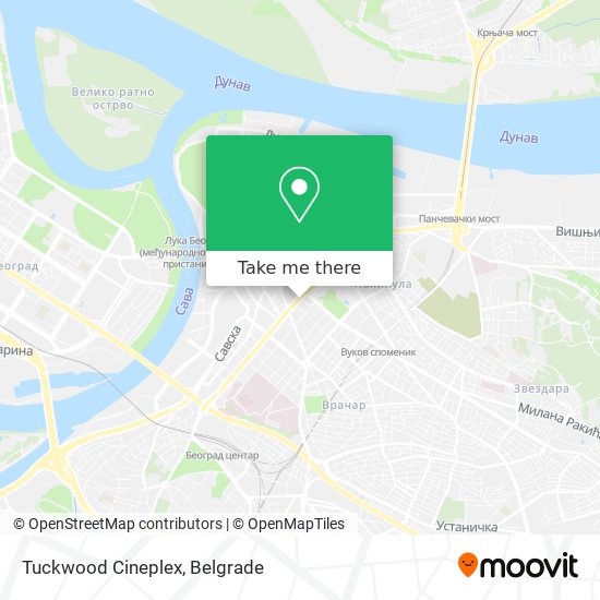 Tuckwood Cineplex map