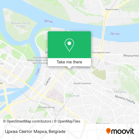 Црква Светог Марка map