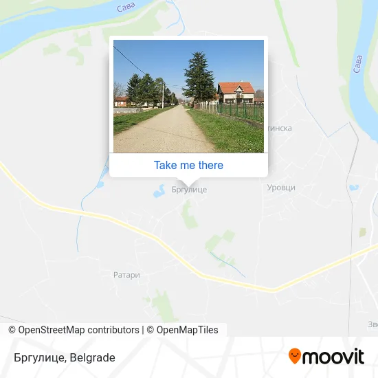 Бргулице map