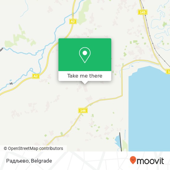 Радљево map