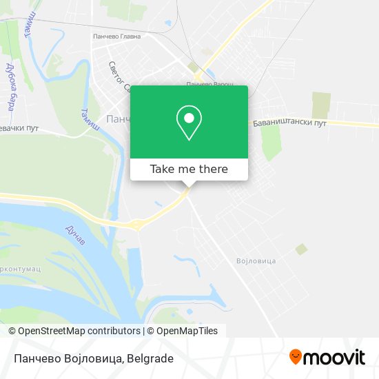 Панчево Војловица map