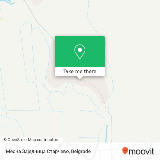 Месна Заједница Старчево map