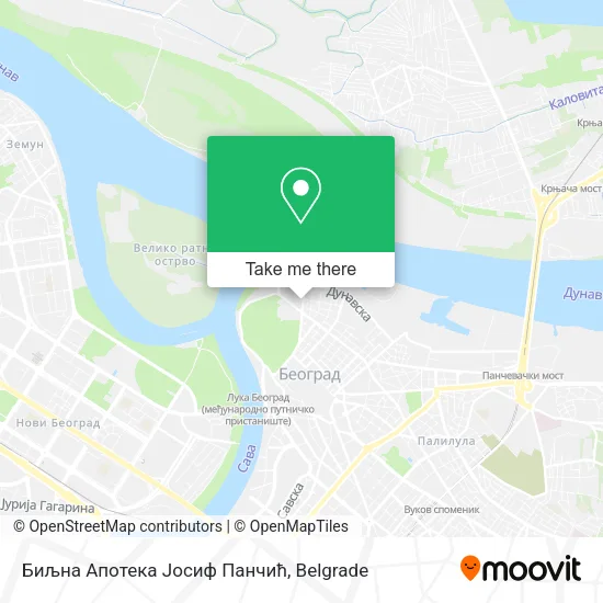 Биљна Апотека Јосиф Панчић map