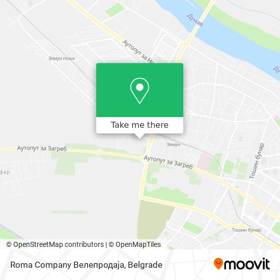 Roma Company Велепродаја map