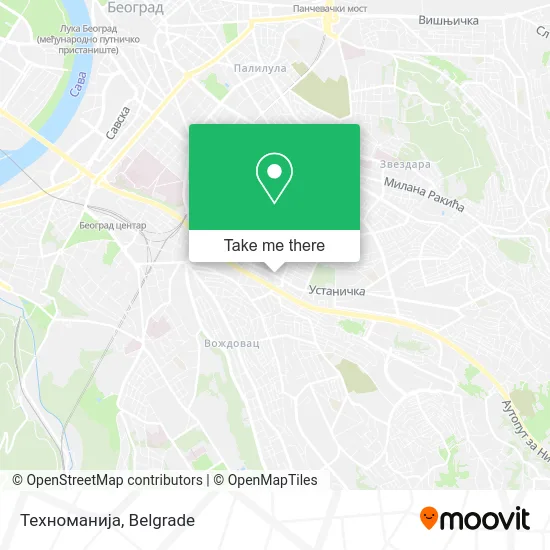 Техноманија map