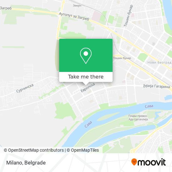 Milano map