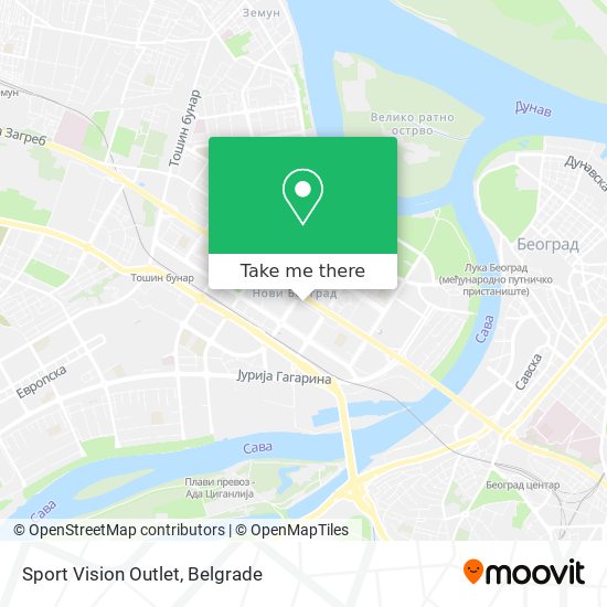 Sport Vision Outlet map