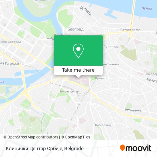 Клинички Центар Србије map