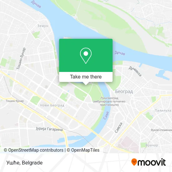 Ушће map