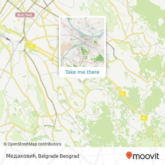 Медаковић map