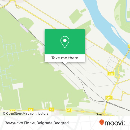 Земунско Поље map