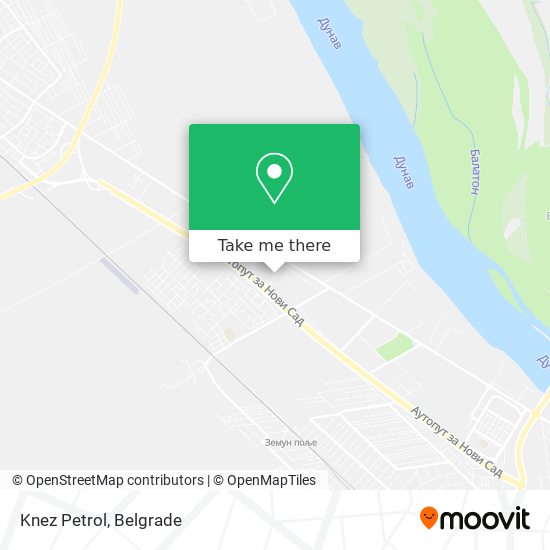 Knez Petrol map