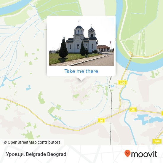 Уровци map