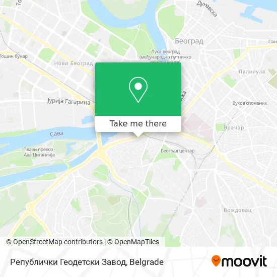 Републички Геодетски Завод map