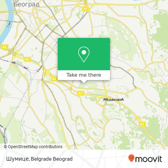 Шумице map