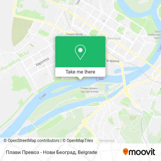Плави Превоз - Нови Београд map