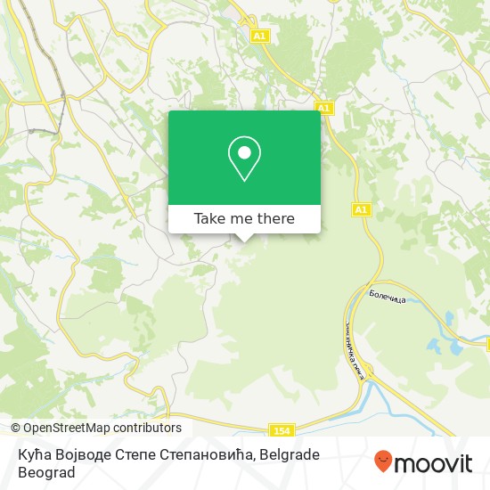 Кућа Војводе Степе Степановића map